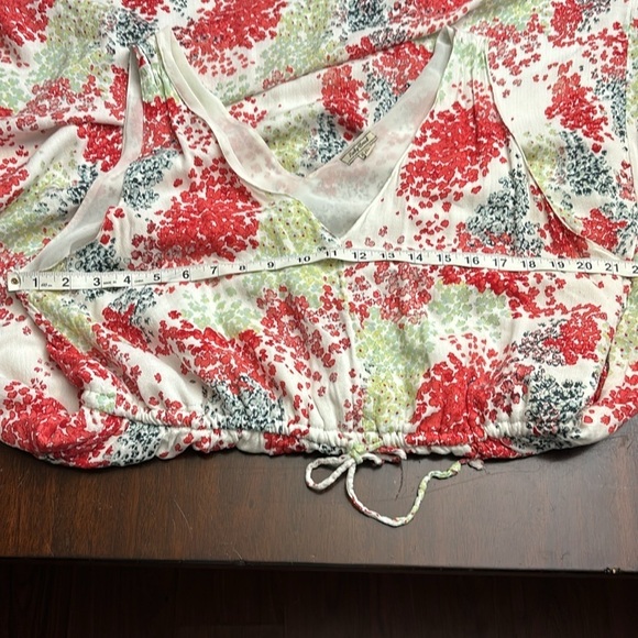 Lucky Brand Low V -Neck Drawstring Waist Fully Lined Sleeveless  Maxi Dress XL - Picture 7 of 11